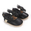 Black Bow Booties BTS9117D